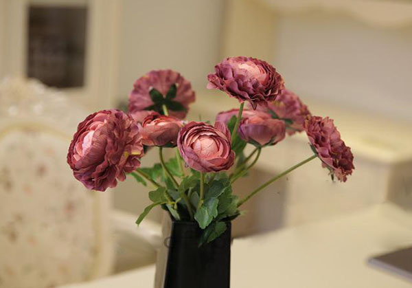 Hoa trà vải lớn màu tím nhạt